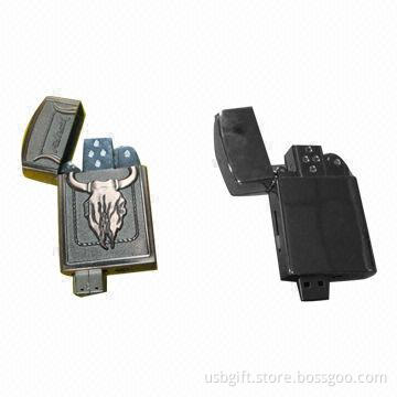 8GB Multifunction Lighter USB Flash Memory with 3-15MB/Second Writing Speed